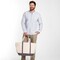 Large Classic Tote -- 18 oz. Heavyweight Durable Canvas -- Natural Canvas & Gray Color